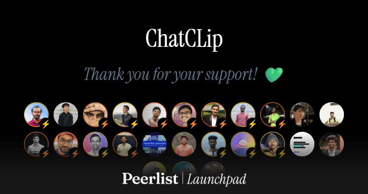 Thank You Supporters